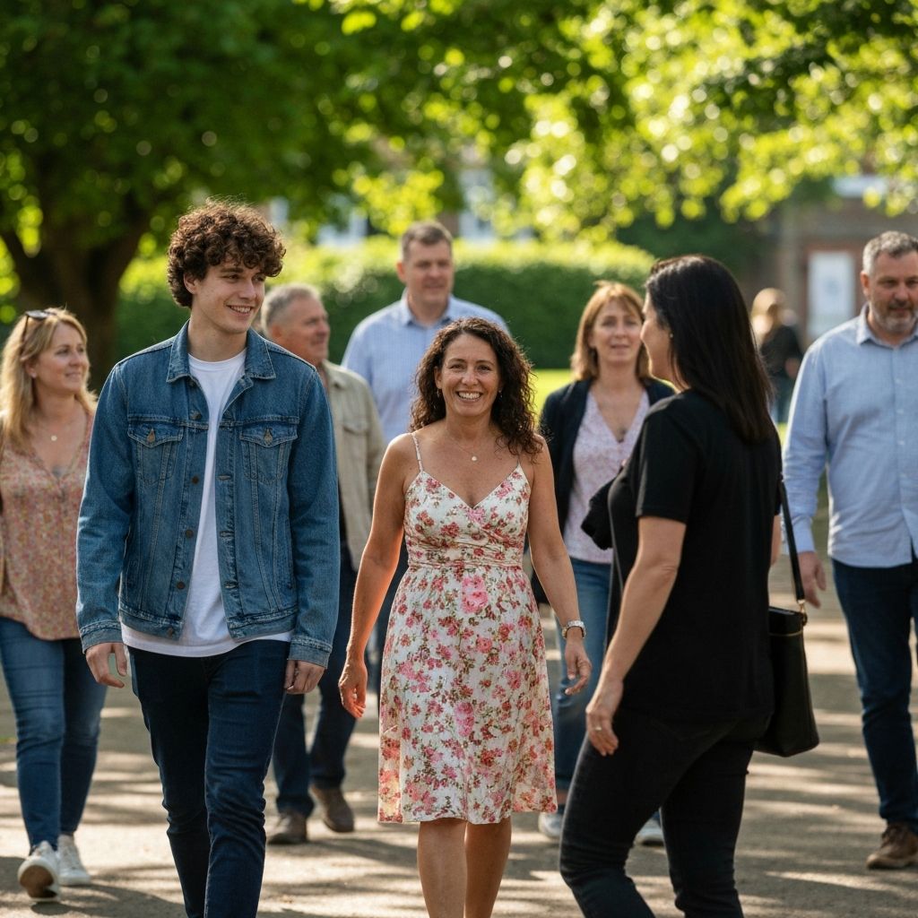 People engaging in everyday activities